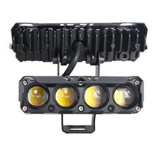 FD-34 4-Lens Fog Lamp with DRL — Red & Blue DRL Modes