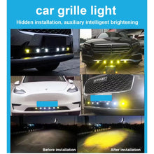 Fidi Single Lens Grill Projector — RGB DRL + White & Yellow Beam