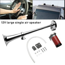 Fidi Single Pipe Train Horn – 12V Extra-Loud Metal Horn for Cars, Bikes, SUVs & Trucks | 150–170 dB Power Sound