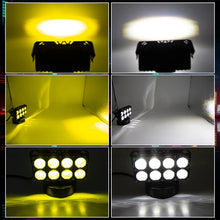 FD-48 High-Power LED Fog Light | Red DRL | White & Yellow Dual Beam | Universal Automotive Foglamp  Short Description