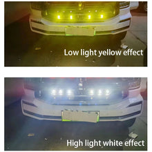 Fidi Single Lens Grill Projector — RGB DRL + White & Yellow Beam