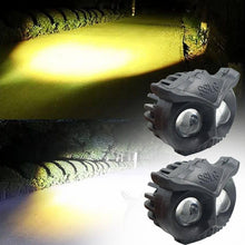 Fidi Owl Fog Light Set of 2 (with Red DRL , yellow and white beam) , Free switch Fog Lamp Motorbike, Car LED (12 V, 36 W)