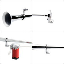 Fidi Single Pipe Train Horn – 12V Extra-Loud Metal Horn for Cars, Bikes, SUVs & Trucks | 150–170 dB Power Sound