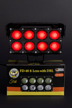 FD-48 High-Power LED Fog Light | Red DRL | White & Yellow Dual Beam | Universal Automotive Foglamp  Short Description