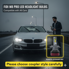 Fidi M8 Pro – 200W LED Car Headlight Bulb | 6000K White | 12000 LM | 12-Month Warranty