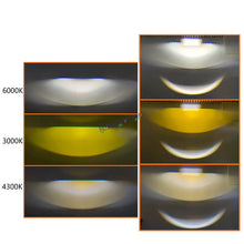 Fidi H4 LED Projector Headlight – 16000LM, IP68 Waterproof, Mini Bi-Led for Car, Bike & Truck (Set of 1)