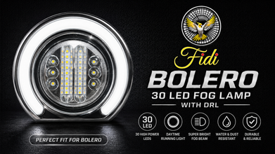 Bolero 30 LED Fog Lamp with DRL (White)