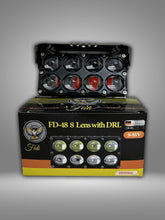 FD-48 High-Power LED Fog Light | Red DRL | White & Yellow Dual Beam | Universal Automotive Foglamp  Short Description