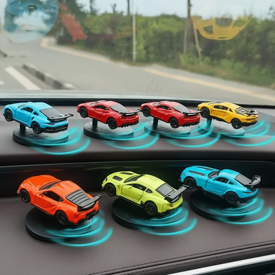 Drifting Car Dashboard Toy – 360° Rotating Motion Car Decor